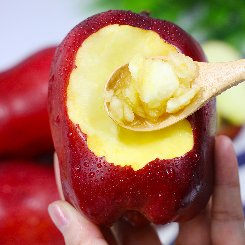 甘肃天水花牛苹果新鲜水果脆甜红蛇果产地直发高山现摘粉面苹果