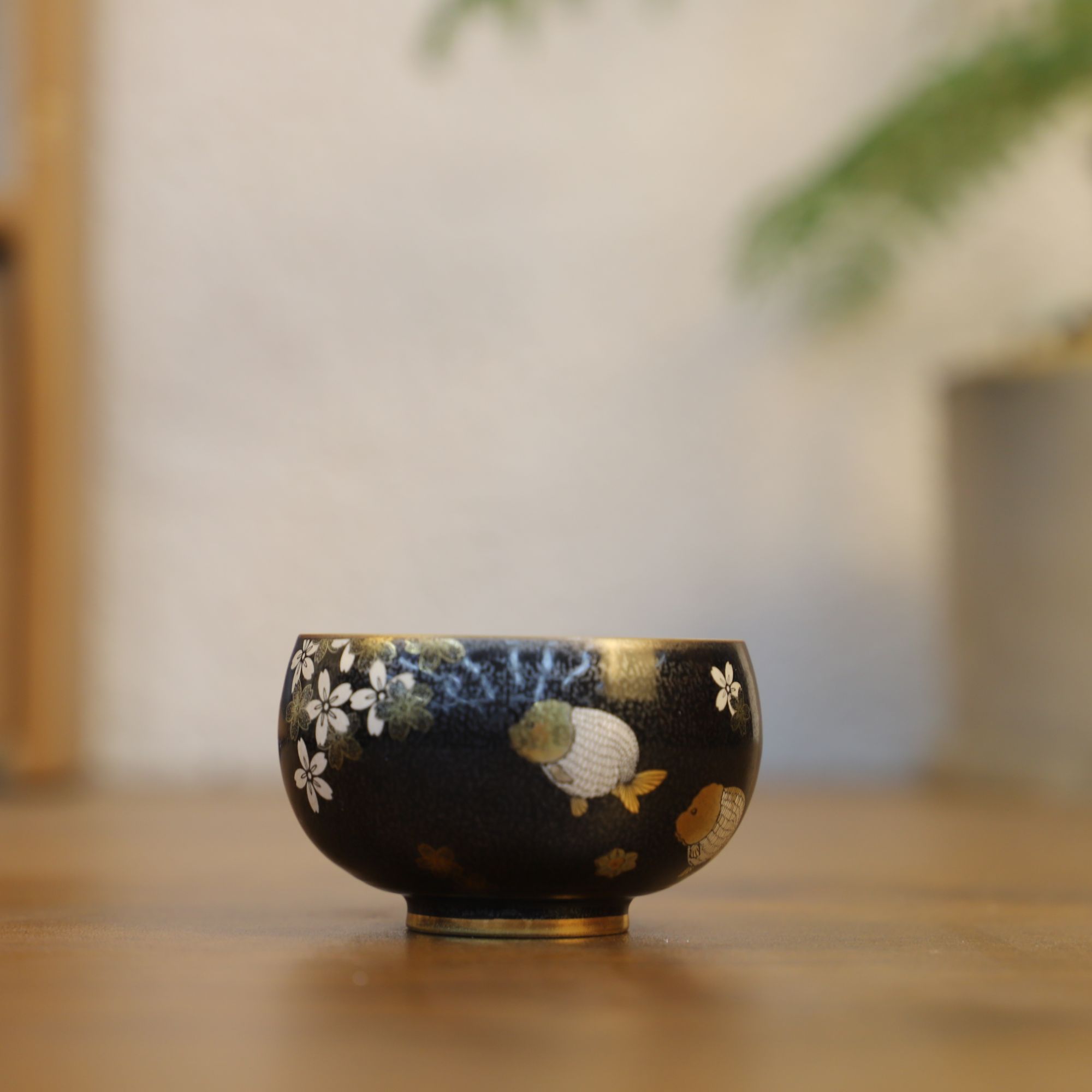 天目福寿鱼罗汉杯