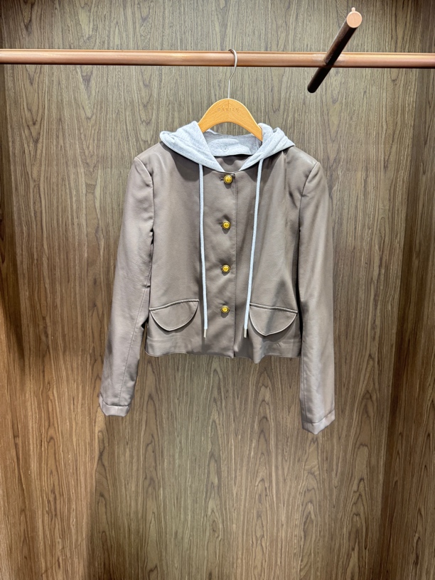 芭家2024秋款气质休闲简约长袖百搭短款外套91W5005-799B