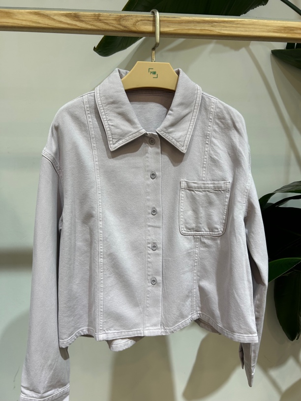 PD2024秋款百搭时尚简约休闲长袖短外套P4A333157W03–699P