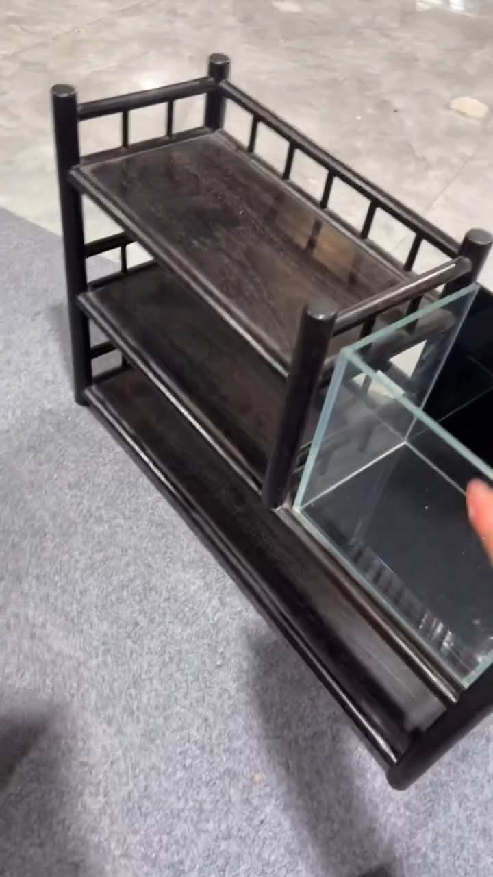 【闪购商品】贡木鱼架紫檀博古架茶水架