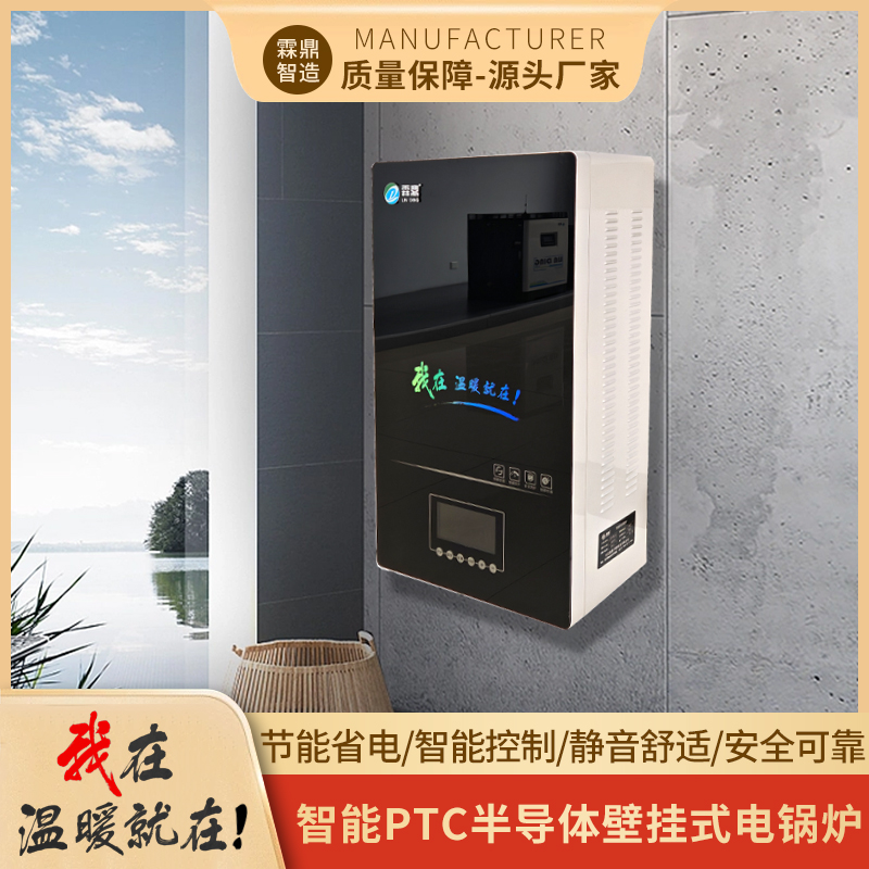 霖鼎家用PTC半导体电壁挂炉电锅炉煤改电电锅炉电采暖炉6kw