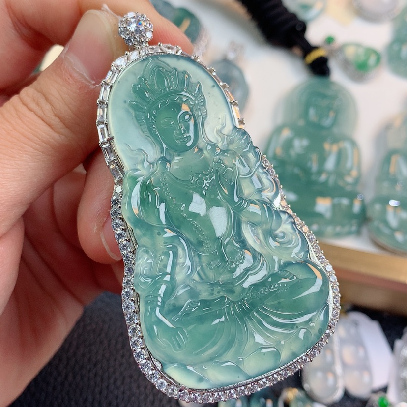 【闪购商品】翡翠颈饰银S925镶嵌