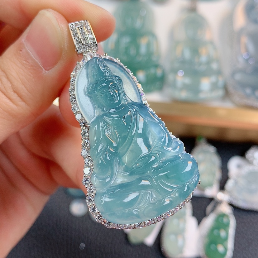 【闪购商品】翡翠颈饰银S925镶嵌