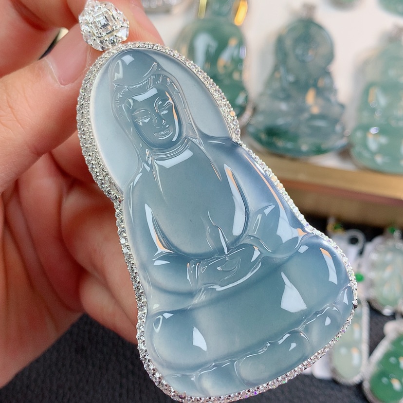 【闪购商品】翡翠颈饰银S925镶嵌