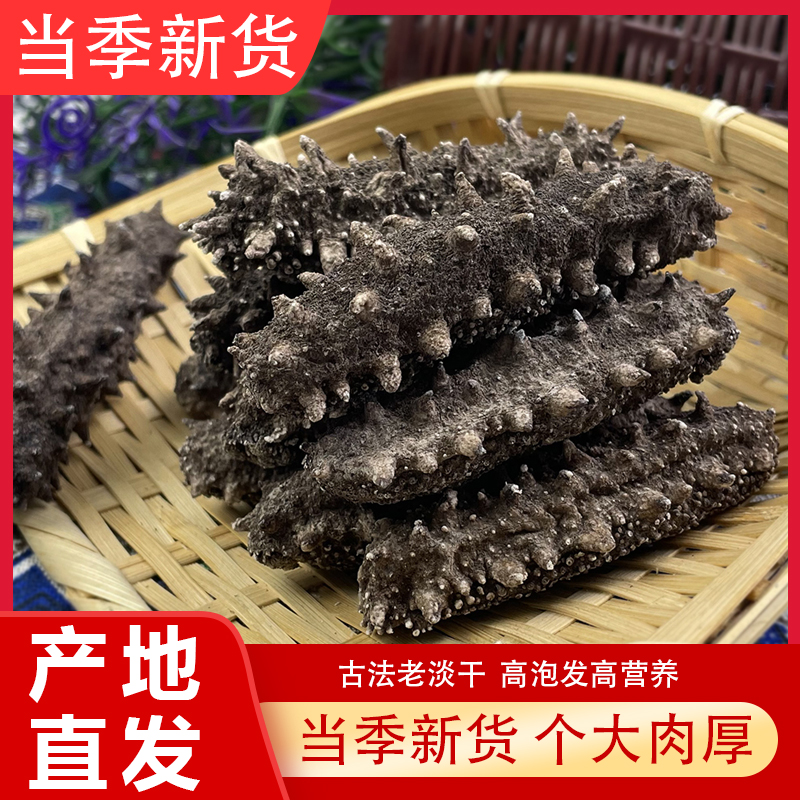 古法老淡干海参1斤水产干货30-50头/斤刺参高泡发海产品节日礼盒