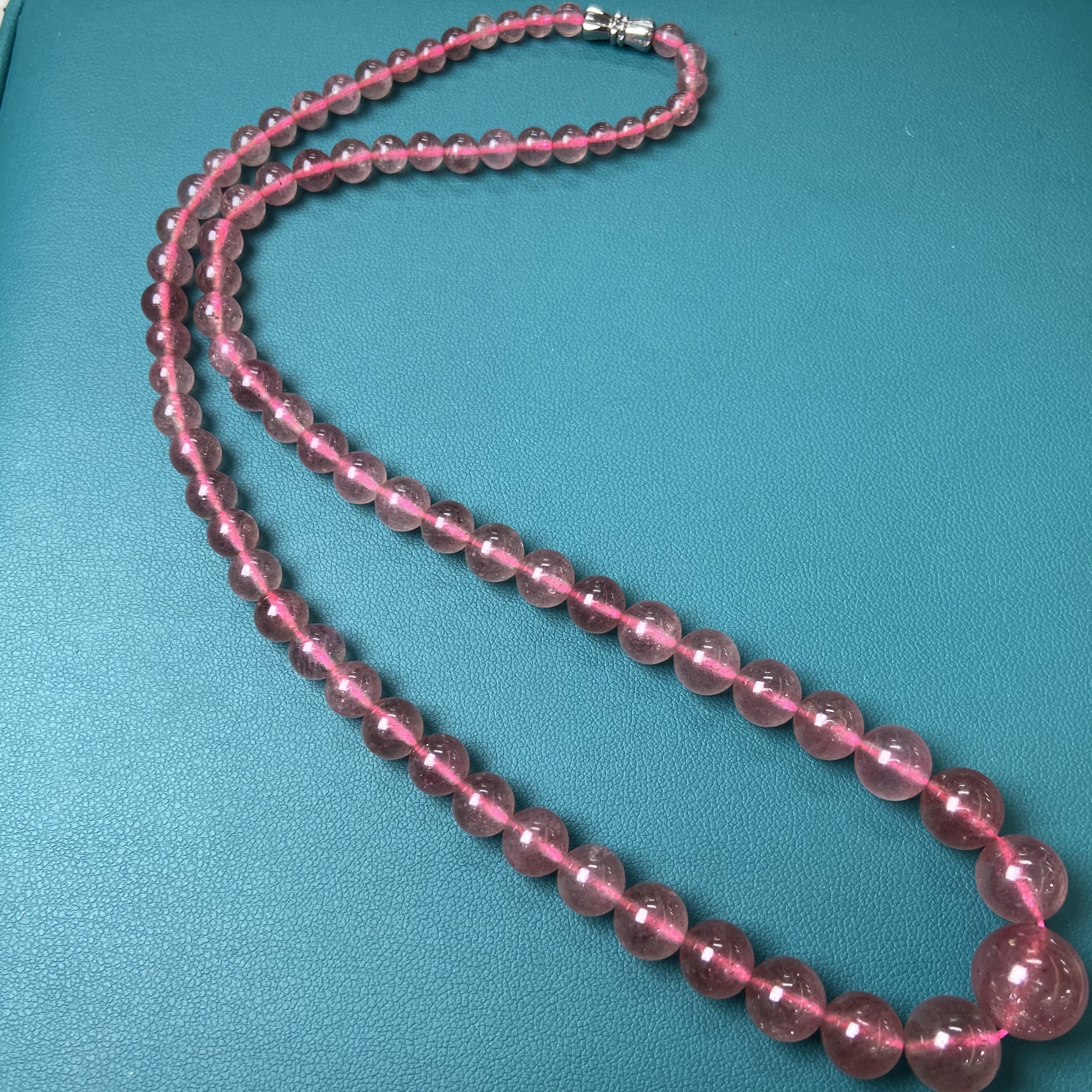 经典国风天然草莓晶塔链399