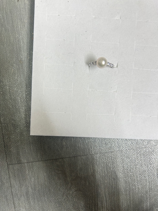 天然淡水s925戒指