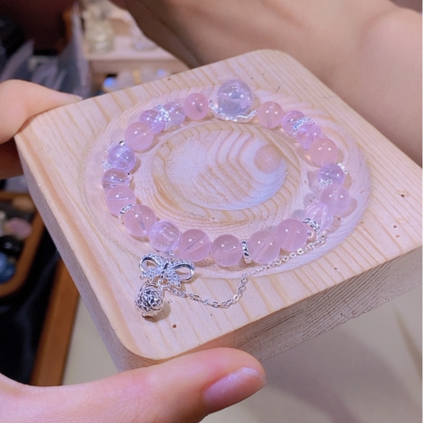 【闪购商品】芙蓉石手链银S925镶嵌Y