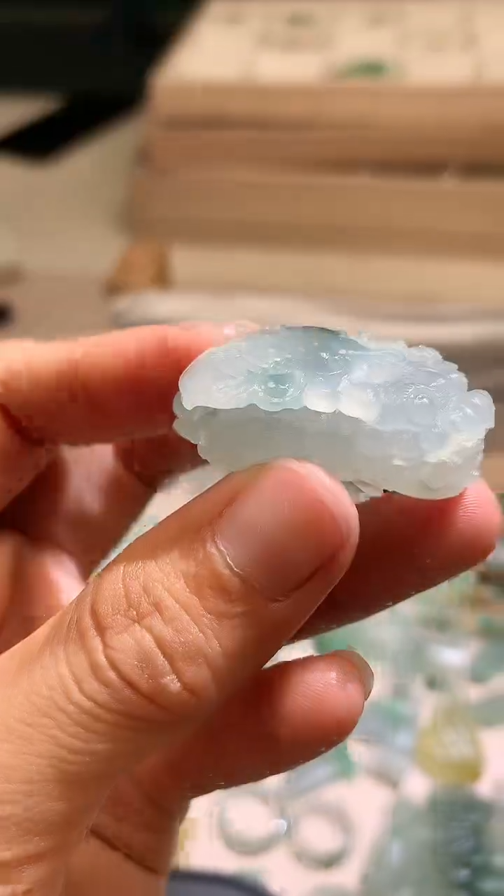 【闪购商品】定制翡翠挂件未镶嵌貔貅