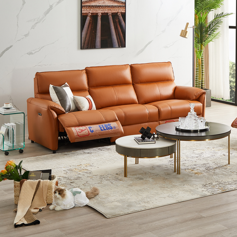 芝华仕头等舱贵族高端意式简约真皮单人-四人位多功能沙发11015