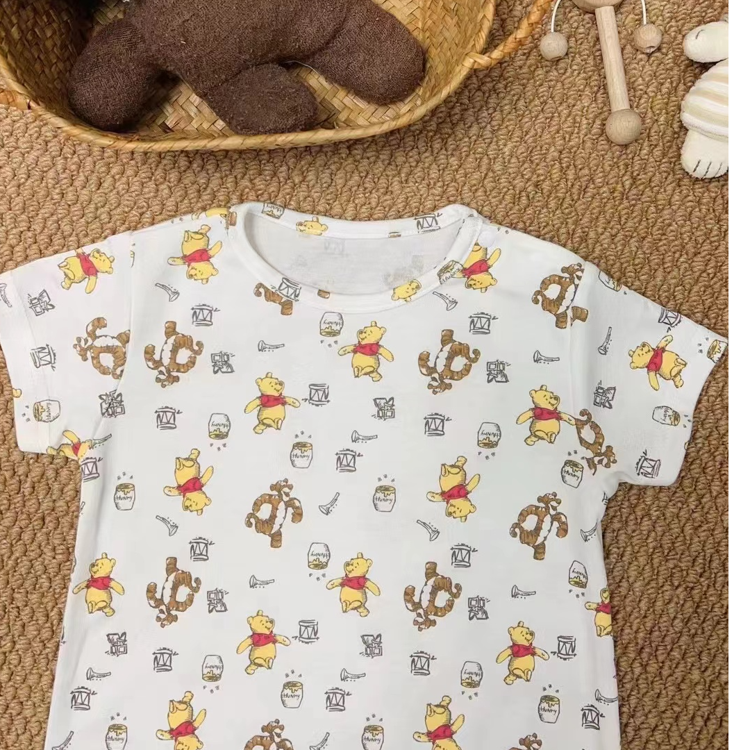 9号婴童爬爬服儿童连身衣长袖婴儿幼儿宝宝新生儿印花闭裆满印