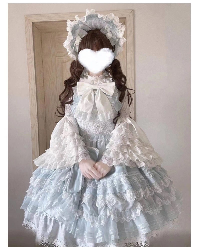 【莉莉娅心事】衬衫 现货秒发 全棉原创Lolita华丽姬袖内搭衬衫