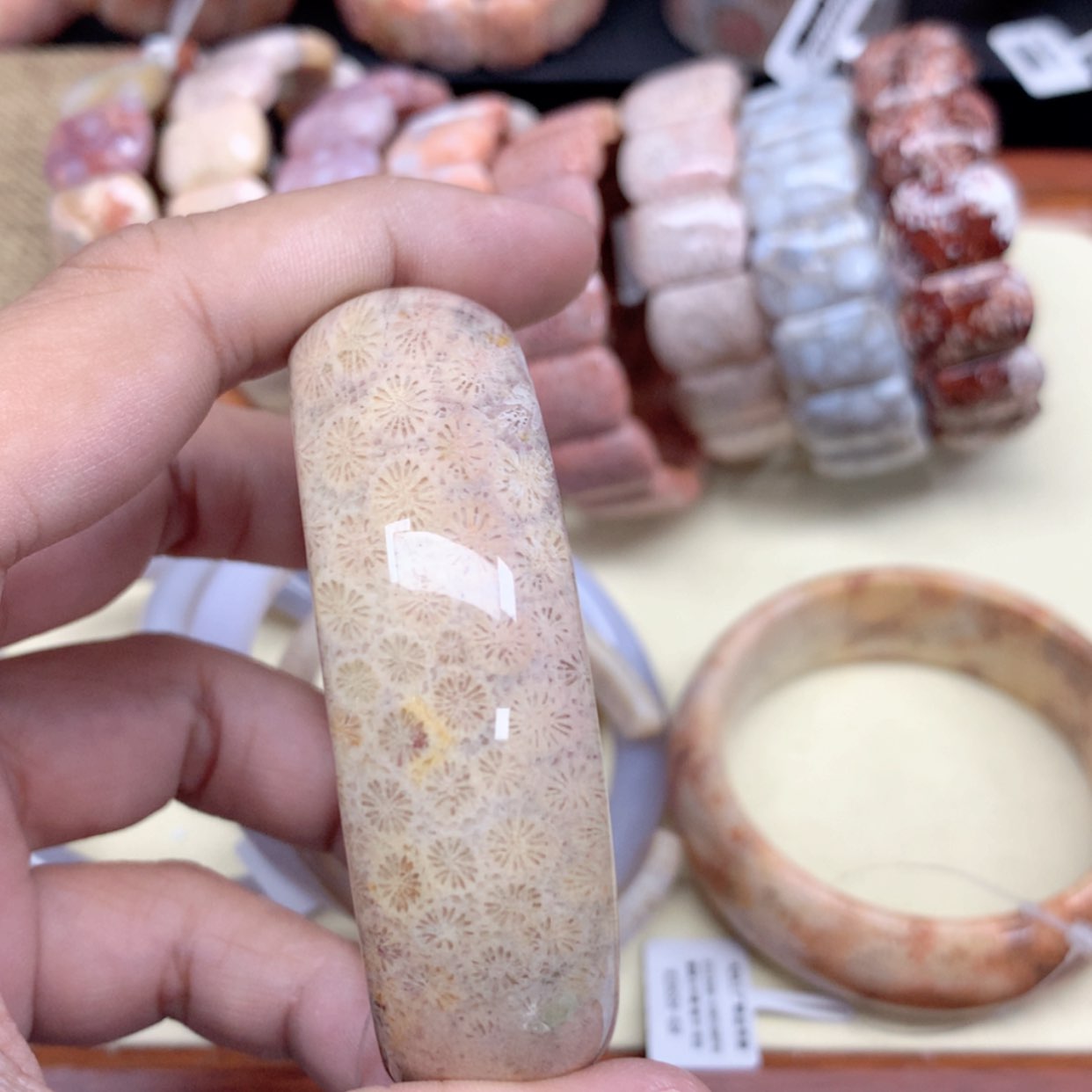 【闪购商品】硅化珊瑚（珊瑚玉）手链未镶嵌468