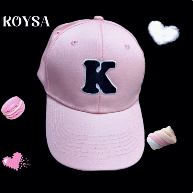 KOYSA云朵滑雪帽男女款字母滑雪大头围棒球帽防晒巴胺宽檐鸭舌帽