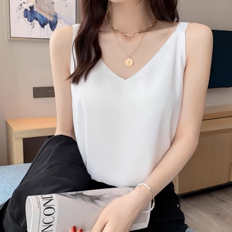 配西装外套的背心女打底西服里面简约内搭小衫内穿吊带内衬薄美背