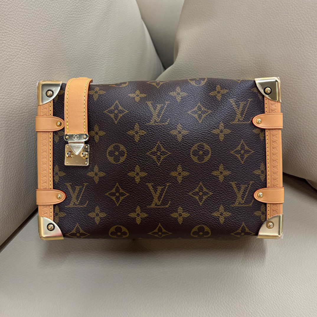 99新 LouisVuitton/路易威登 老花软盒子side trunk谷爱凌同款 