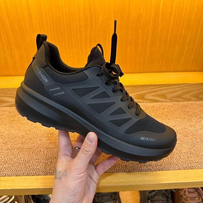 07(双网)四季男士户外运动休闲透气登山徒步鞋减震软底越野跑步鞋