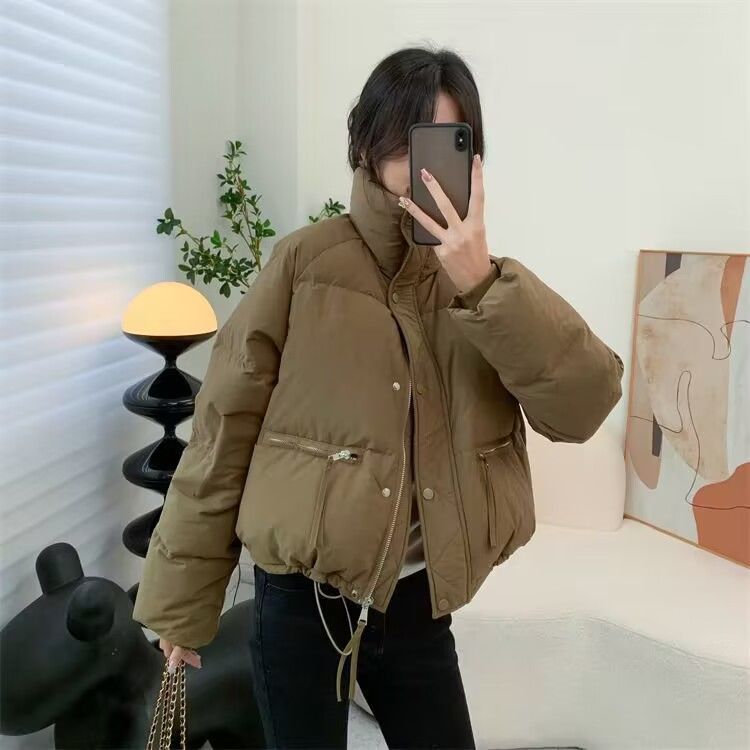 羽绒服棉服清仓处理洋气小个子短款羽绒服棉服衣服女秋冬装宽松百