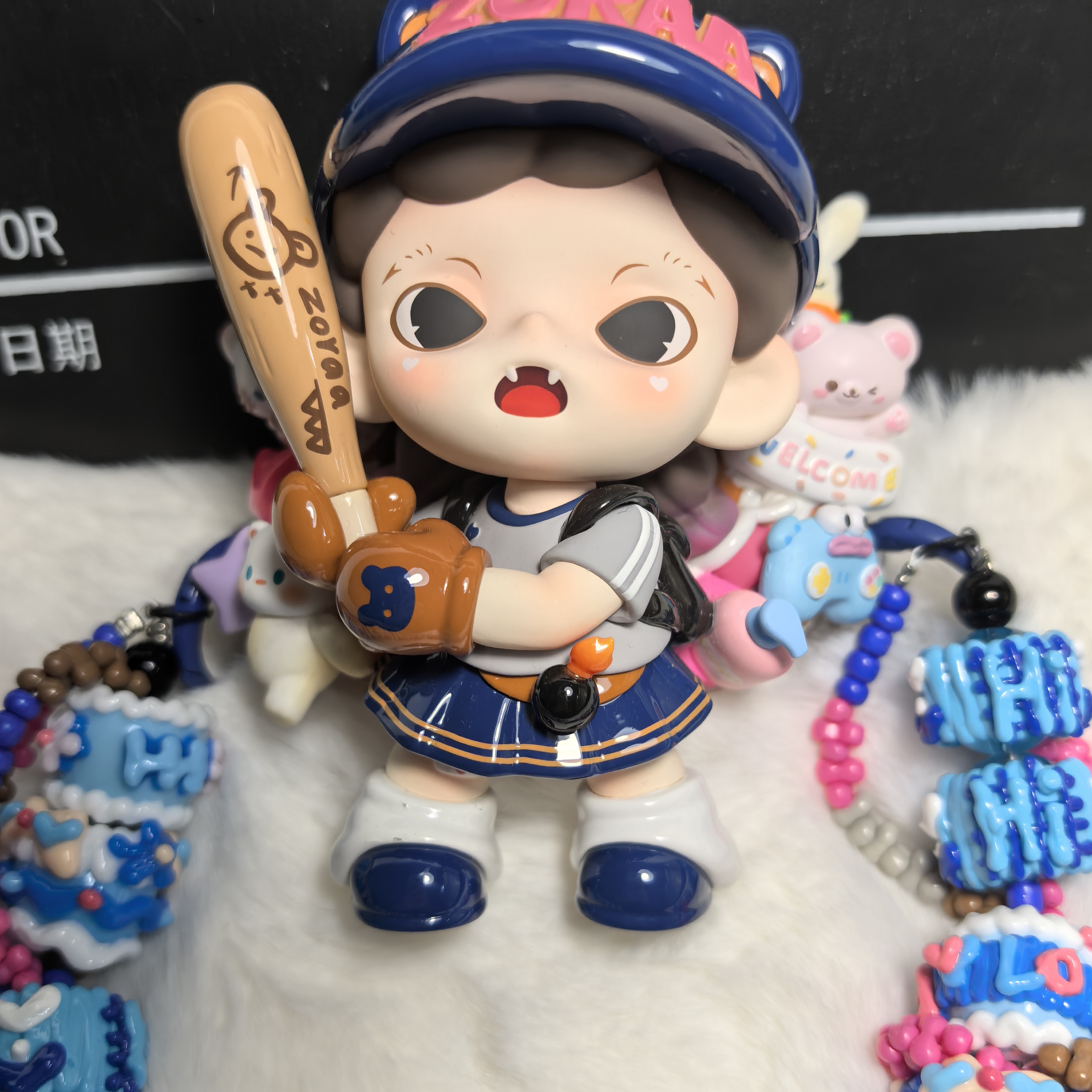 我是大BOSS系列炸弹投手奶油胶手机背夹/手绘珠短链