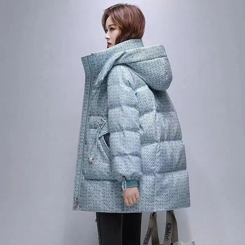 波司澄羽绒服女中长冬季新款洋气收腰显瘦连帽冬装加厚保暖外