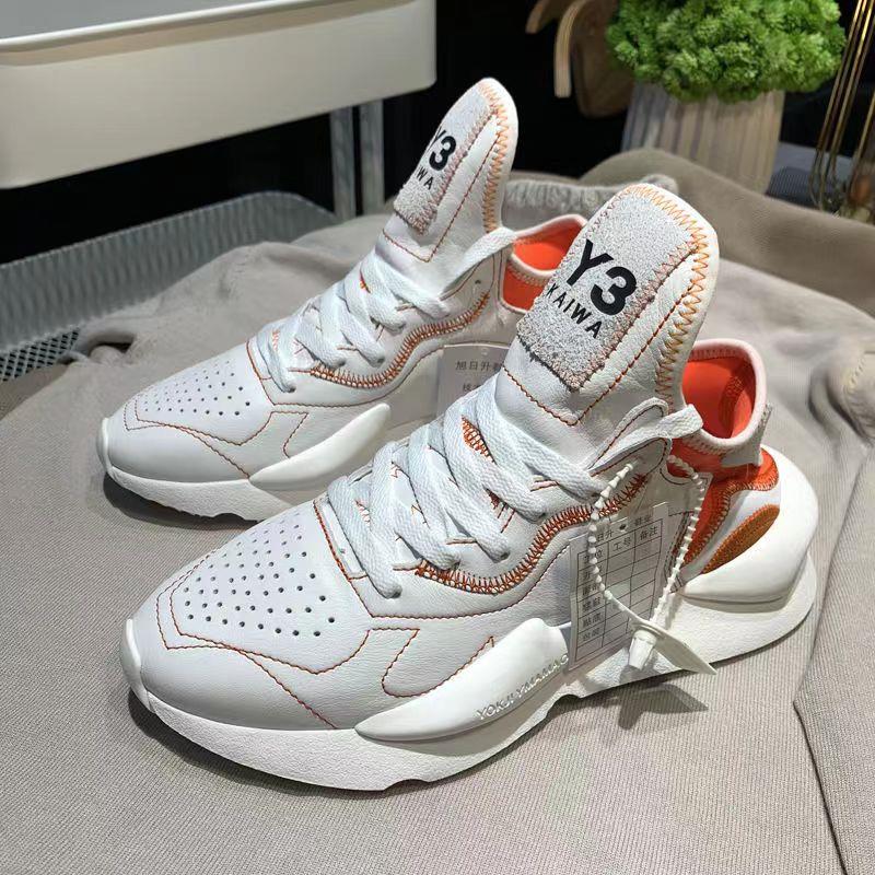 2023新款y3男鞋官透气冲孔老爹鞋秋冬季休闲时尚运动黑武士休闲鞋