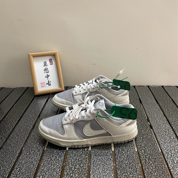 40码 Nike Dunk 狼灰白 成色不错