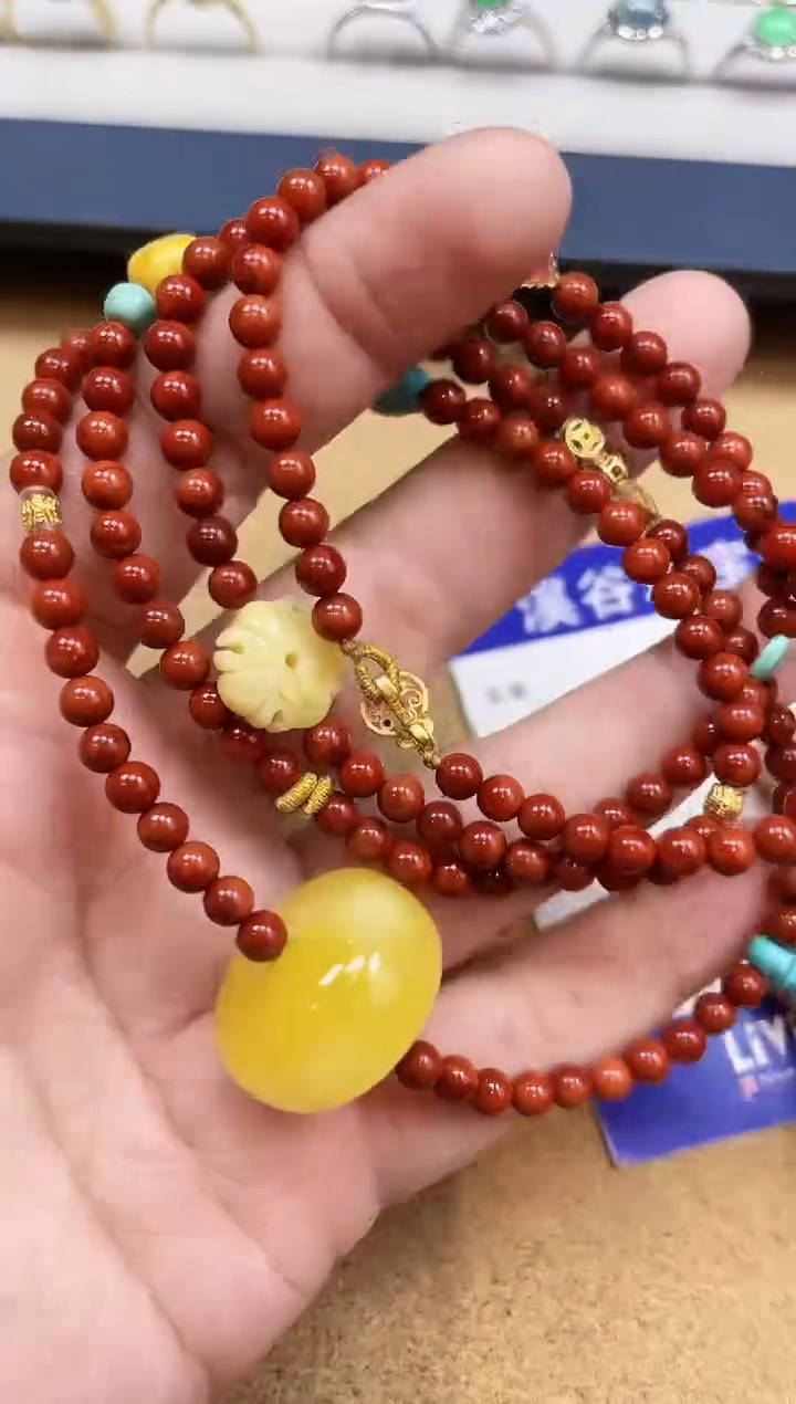 【闪购商品】南红玛瑙颈饰未镶嵌珠链