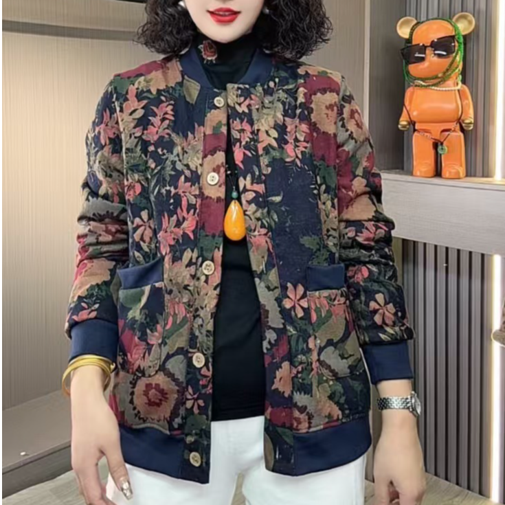 （2025）阿宝新款推荐时尚百搭棒球领加绒外套