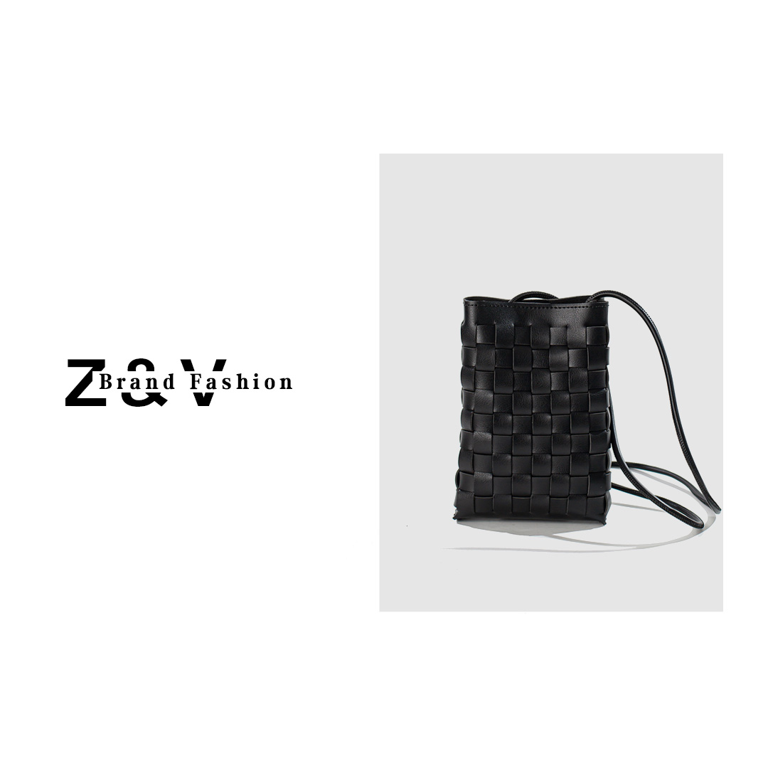 2023秋冬新款手工编织手机包个性百搭单肩斜挎包小包6666