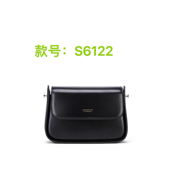 【ZOE】J-6122-黑色2023新款时尚气质百搭小香风休闲奢侈斜跨包