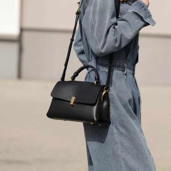 【ZOE】SLBL-9967-黑色轻奢时尚百搭女士小众腋下单肩腋下斜跨包女