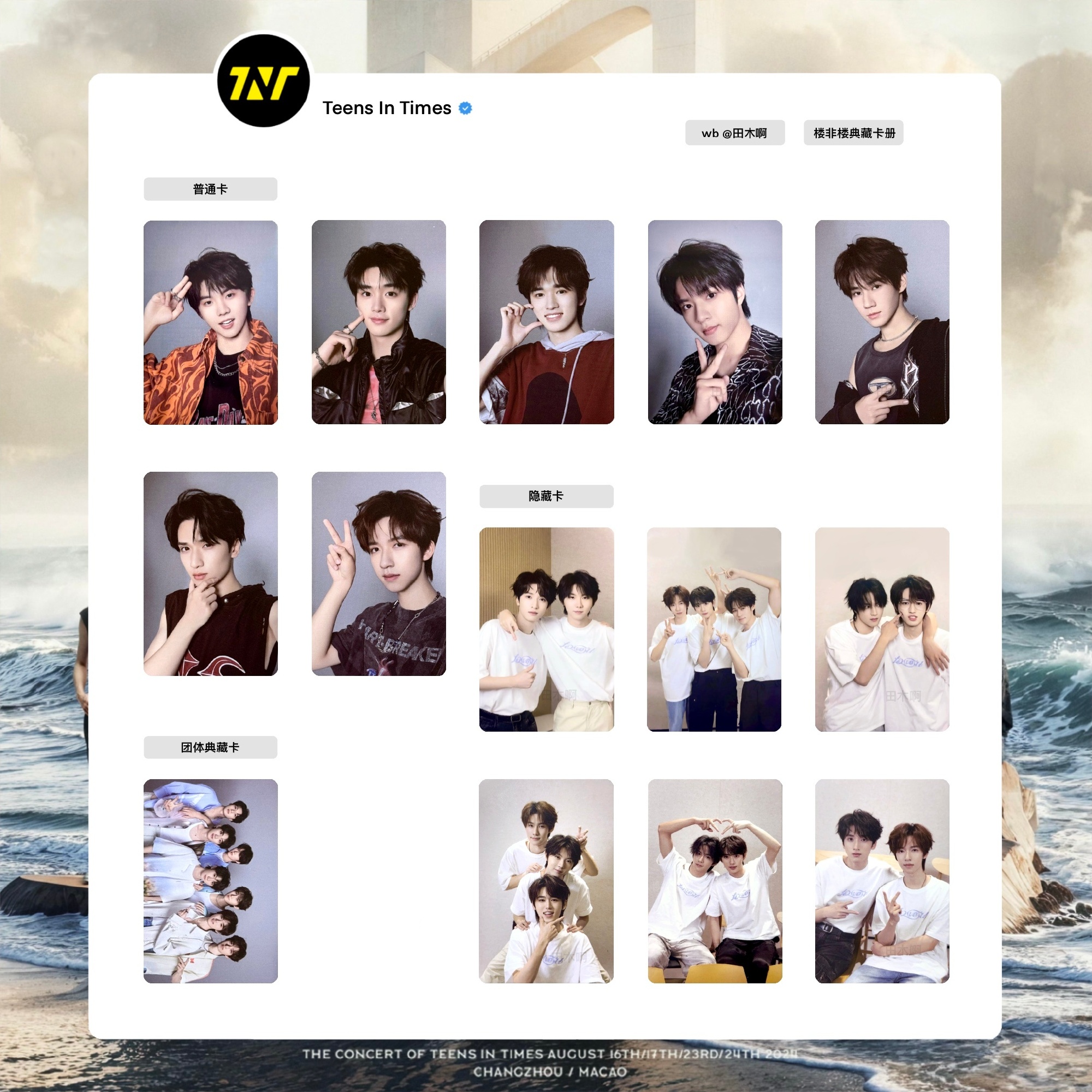 出时代少年团楼间楼典藏卡册小卡少年团周边默认场瑕未绑宋亚轩