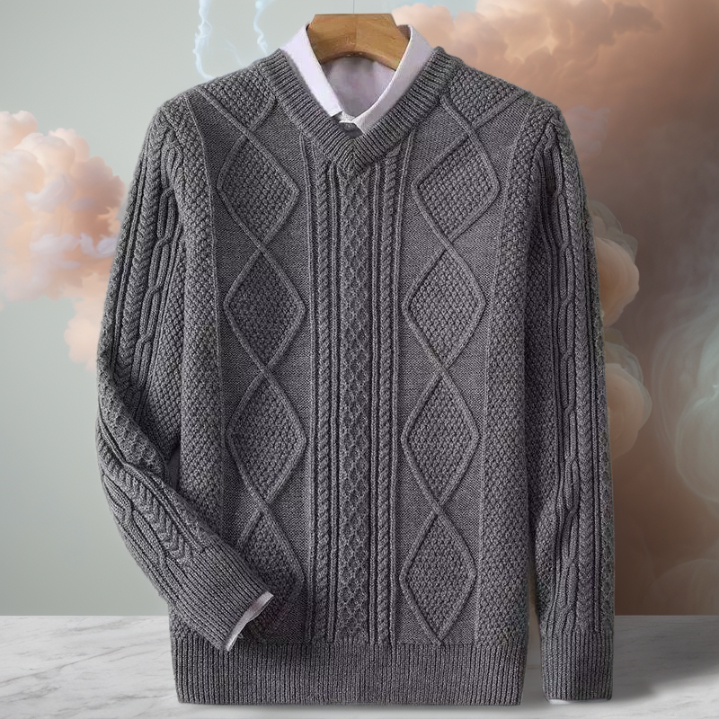 男秋冬季新款百搭高档百搭针织打底衫男士毛衣毛线衣加厚圆领毛衣