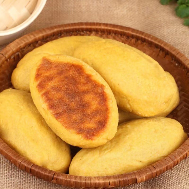 东北粘豆包 玉米大饼子  锅贴  5斤起 包邮  吉林 魔女妖妖
