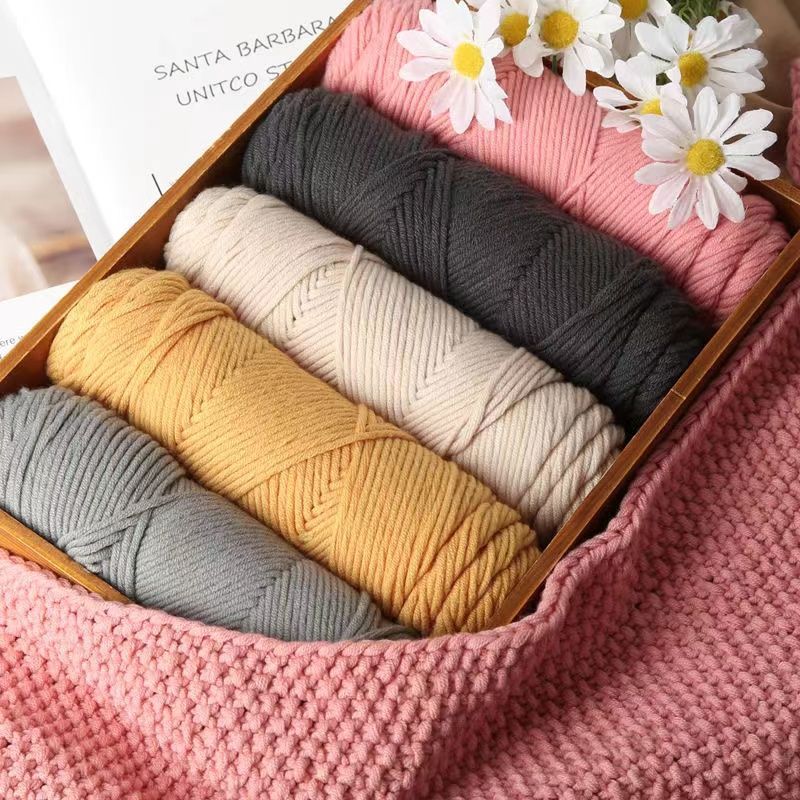 【5团装】围巾线材料包自织围巾线手工编织diy礼物送男女友情人棉线