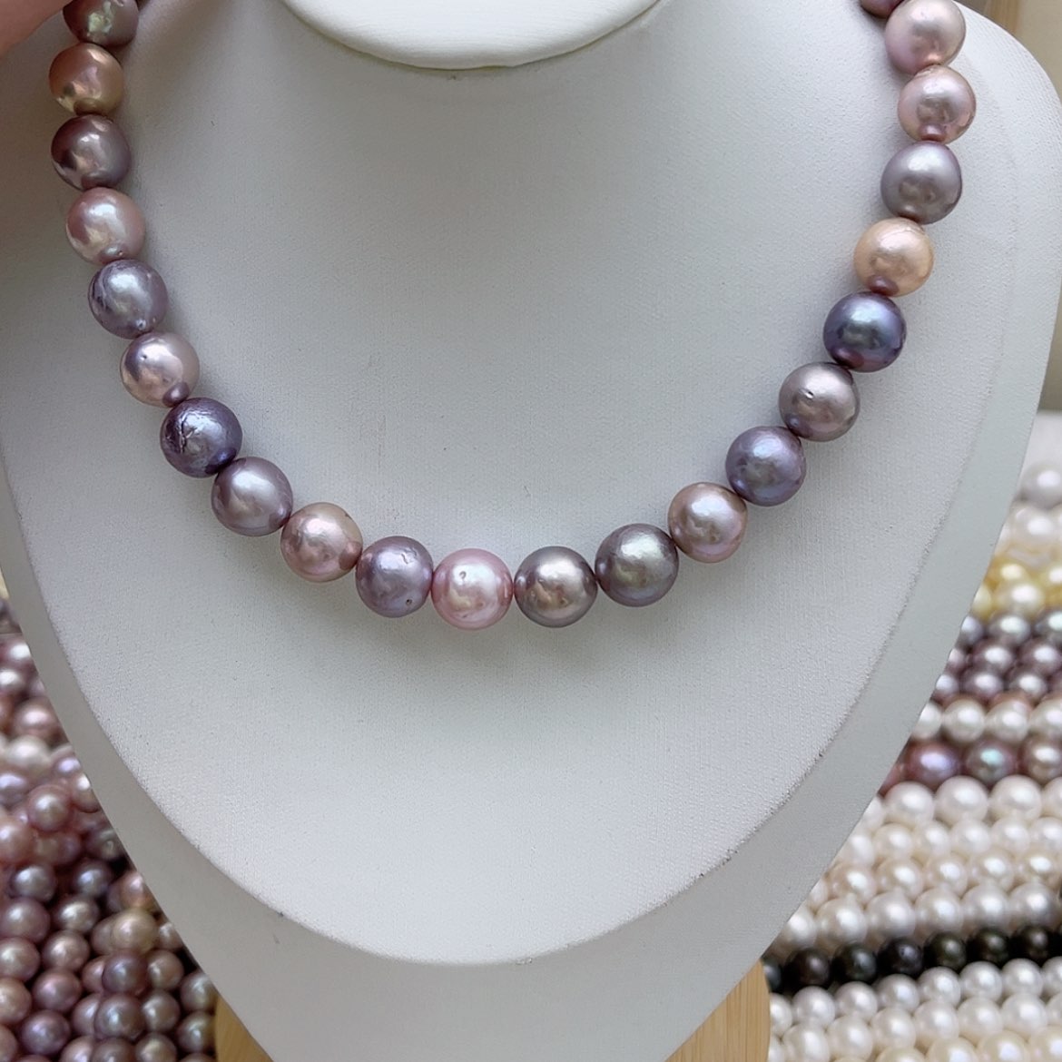 【闪购商品】淡水珍珠颈饰未镶嵌9-11有核