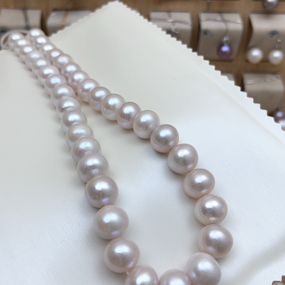 【闪购商品】淡水珍珠颈饰未镶嵌11-14有核