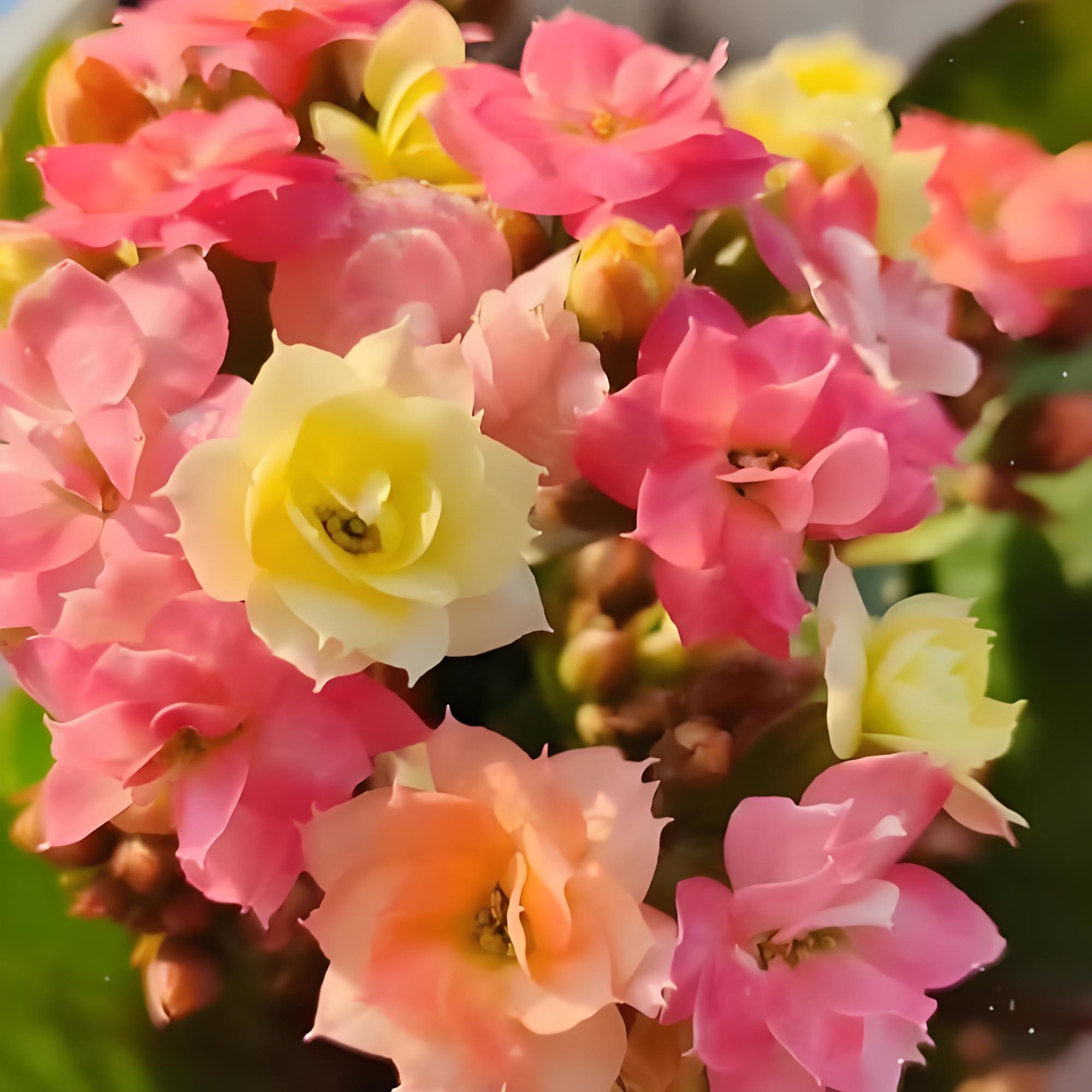 【七彩毛绒】重瓣变色长寿花带花苞