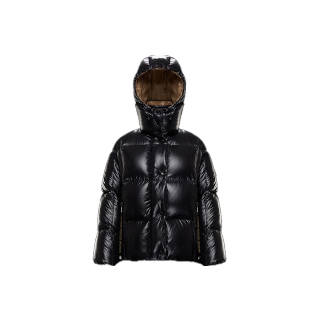 未使用 MONCLER 汤/TP015892/Parana 纯色漆面连帽羽绒外套