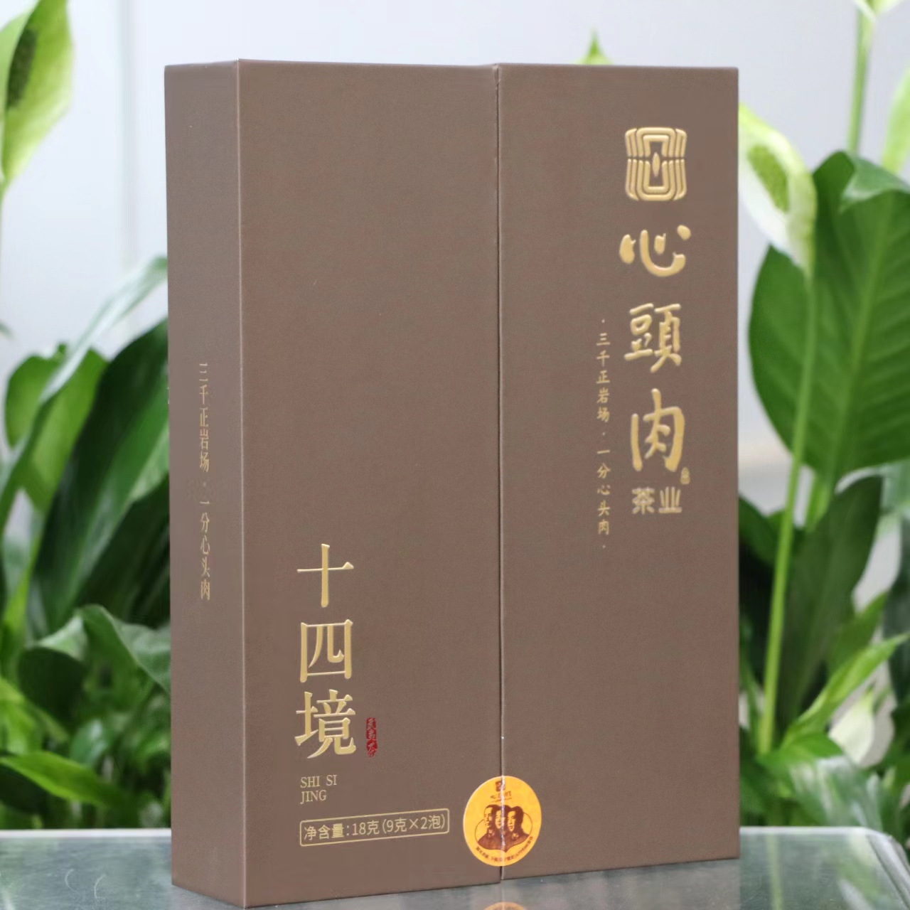 心头肉十四境名枞18克2泡福建武夷山岩茶乌龙茶肉桂礼盒装礼袋