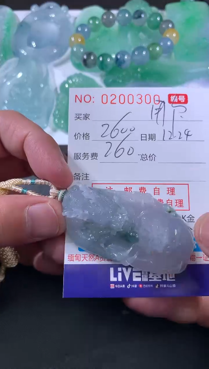 【闪购商品】翡翠颈饰未镶嵌用