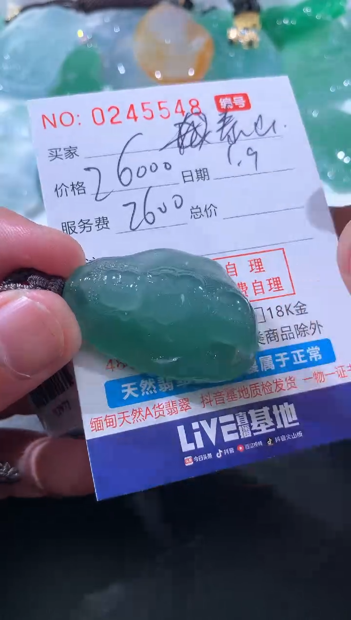 【闪购商品】翡翠颈饰未镶嵌泰