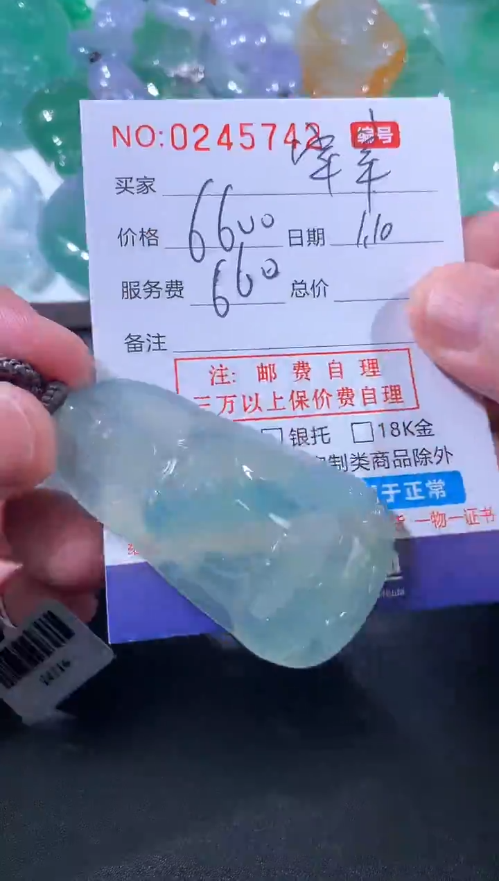 【闪购商品】翡翠颈饰未镶嵌宰