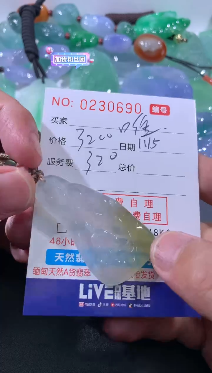 【闪购商品】翡翠颈饰未镶嵌唯