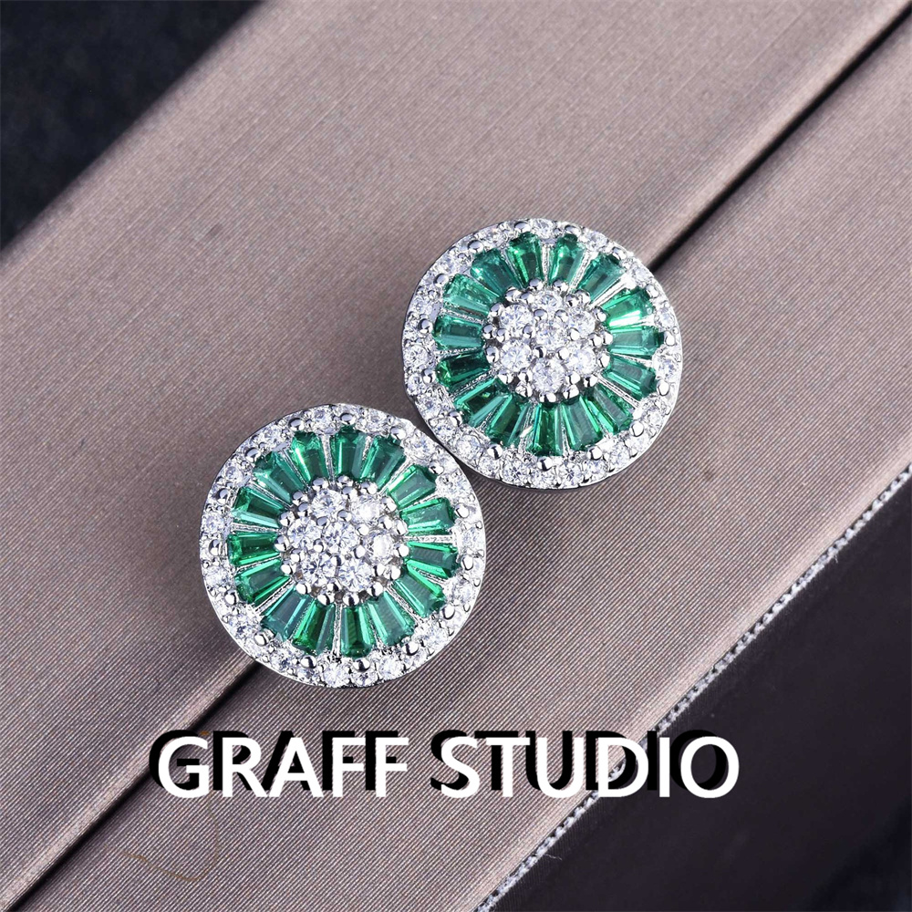 送证书运费险-奥地利祖母绿耳坠C5197时尚