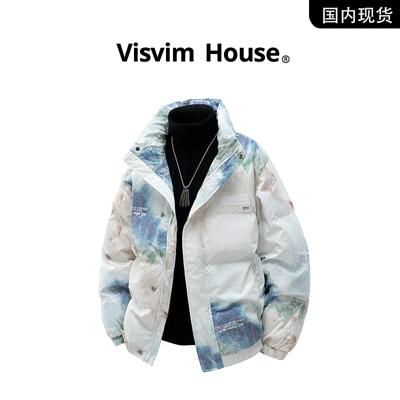 【品牌现货撤柜清仓】VISVIM HOUSE冬季新款保暖加厚羽绒服外套男