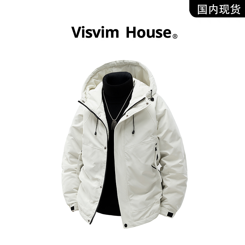 【品牌现货撤柜清仓】VISVIM WINGS冬季新款宽松白鸭绒羽绒服外套男