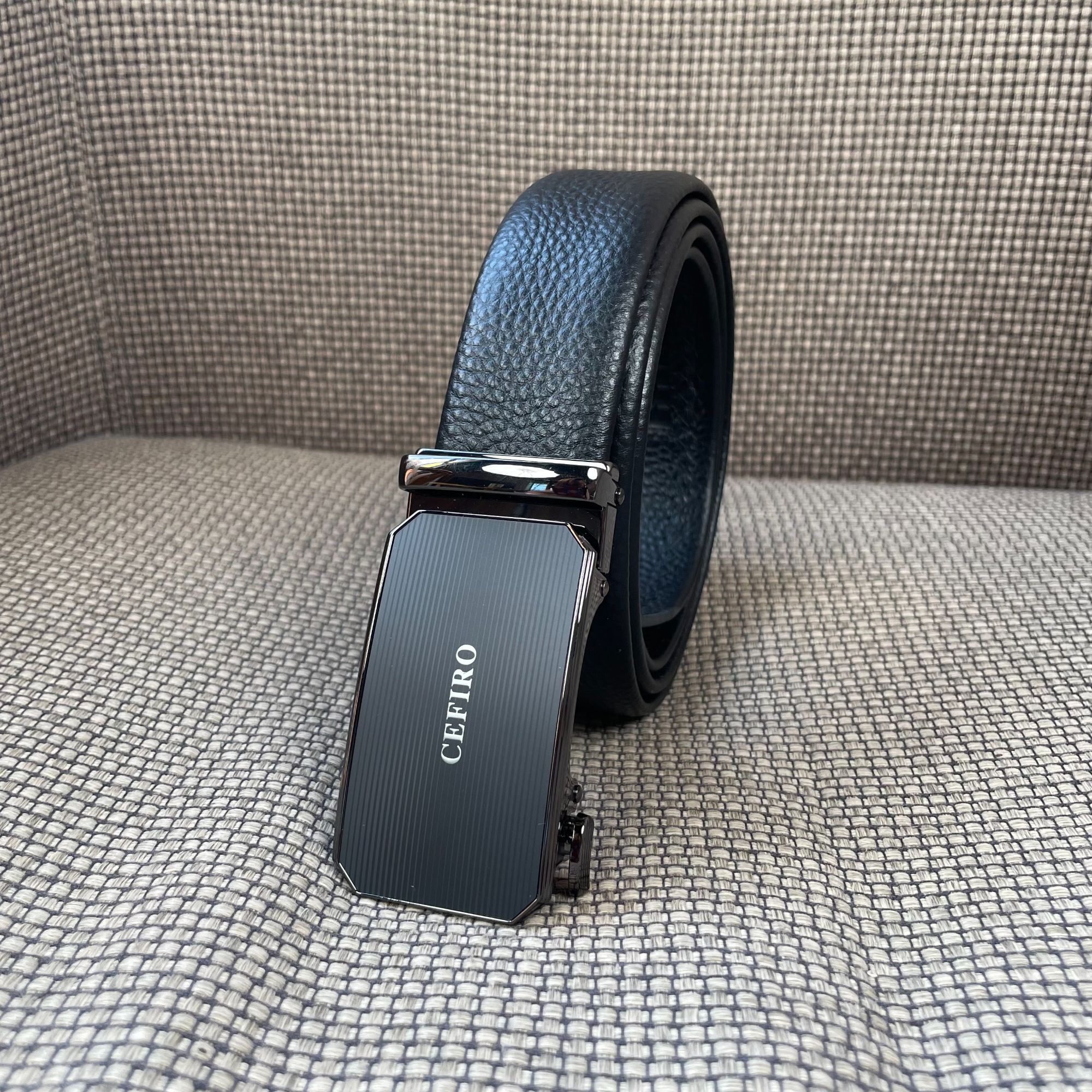 【CEFIRO · 塞飞洛】 男士自动扣 皮带 6FA9L00210 黑色