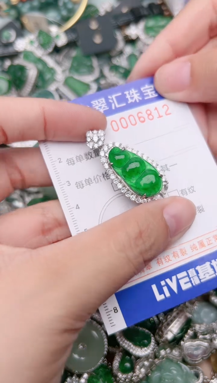 【闪购商品】翡翠颈饰未镶嵌6812....